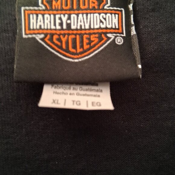 Harley-Davidson Banff Canada Ram Skull Tank Top | Black Sleeveless Biker Shirt - Picture 1 of 3